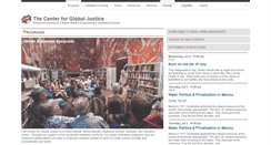 Desktop Screenshot of globaljusticecenter.org