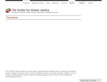 Tablet Screenshot of globaljusticecenter.org